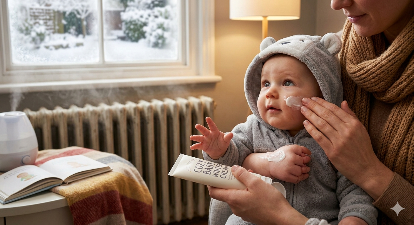Baby's Dry, Flaky Skin in Winter? Why It Happens — and a Gentle Routine That Helps