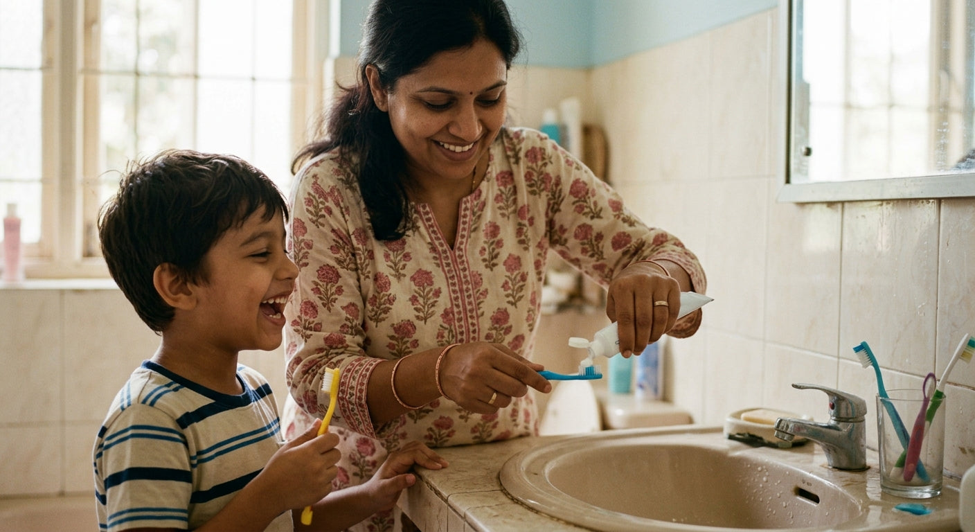 1450 ppm Toothpaste: What Age Can Indian Kids Switch?