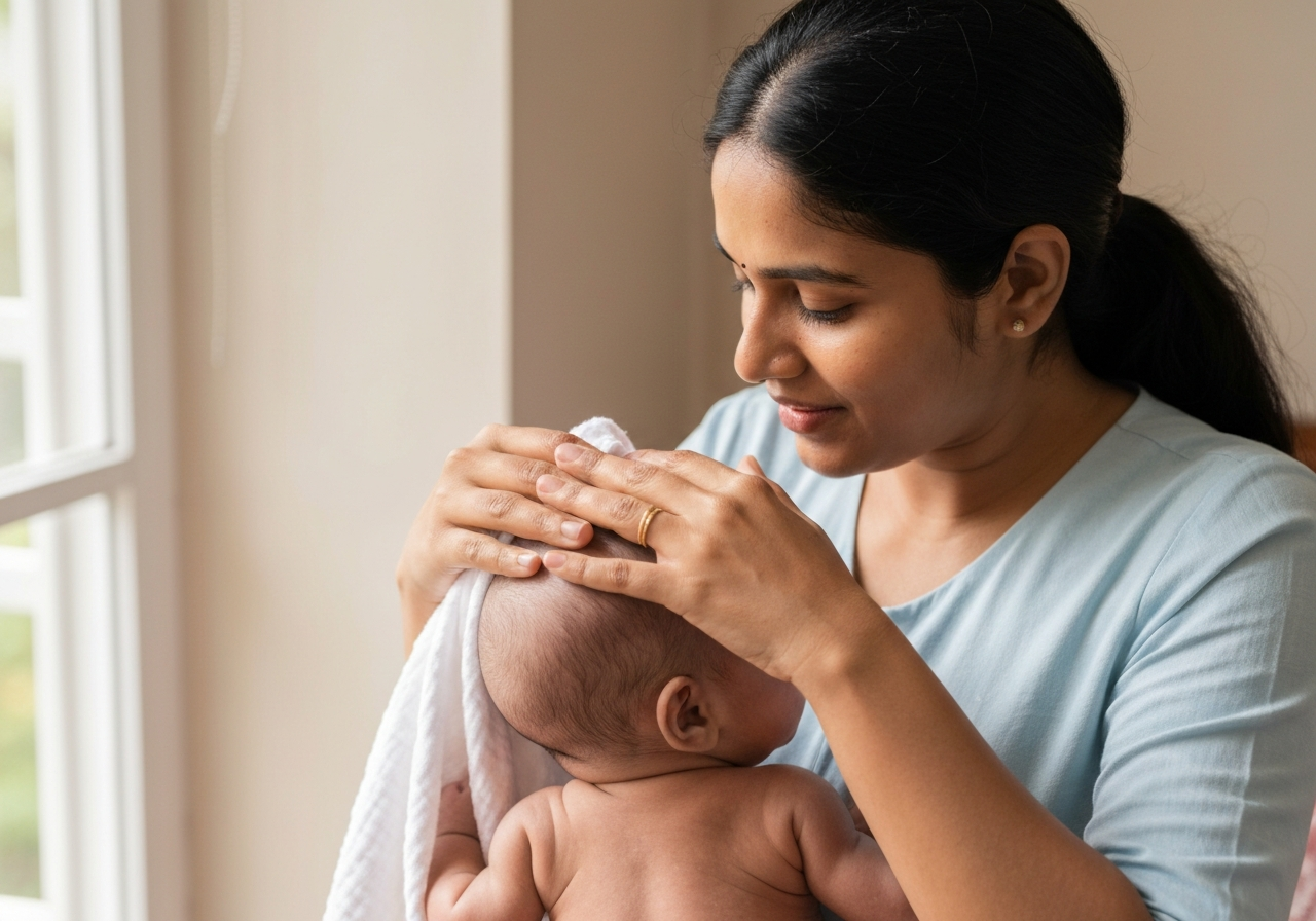 After Mundan: Caring for Baby's Scalp in the First Week