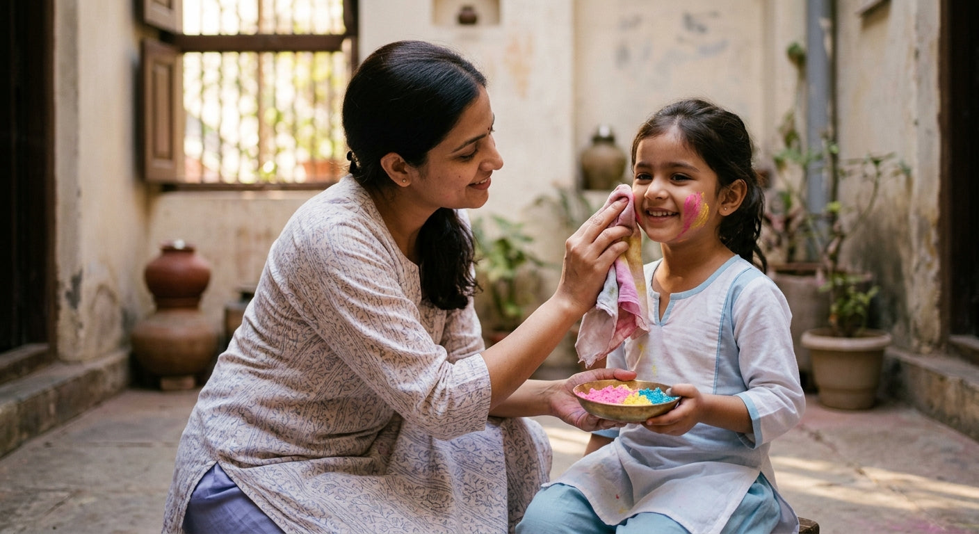 Are Holi Colours Safe for Kids' Skin? What to Buy & Avoid