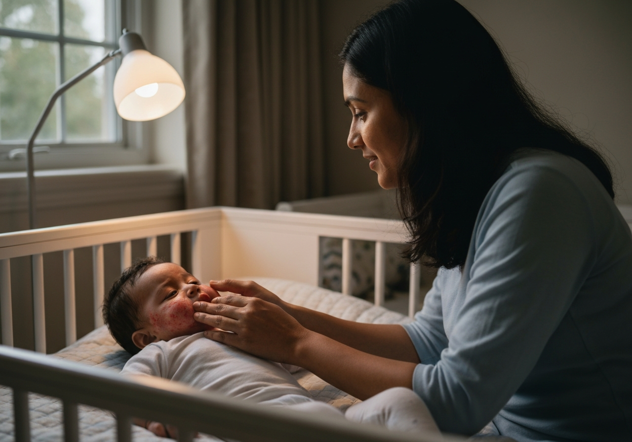 Baby Eczema and Sleep: How to Break the 3am Flare