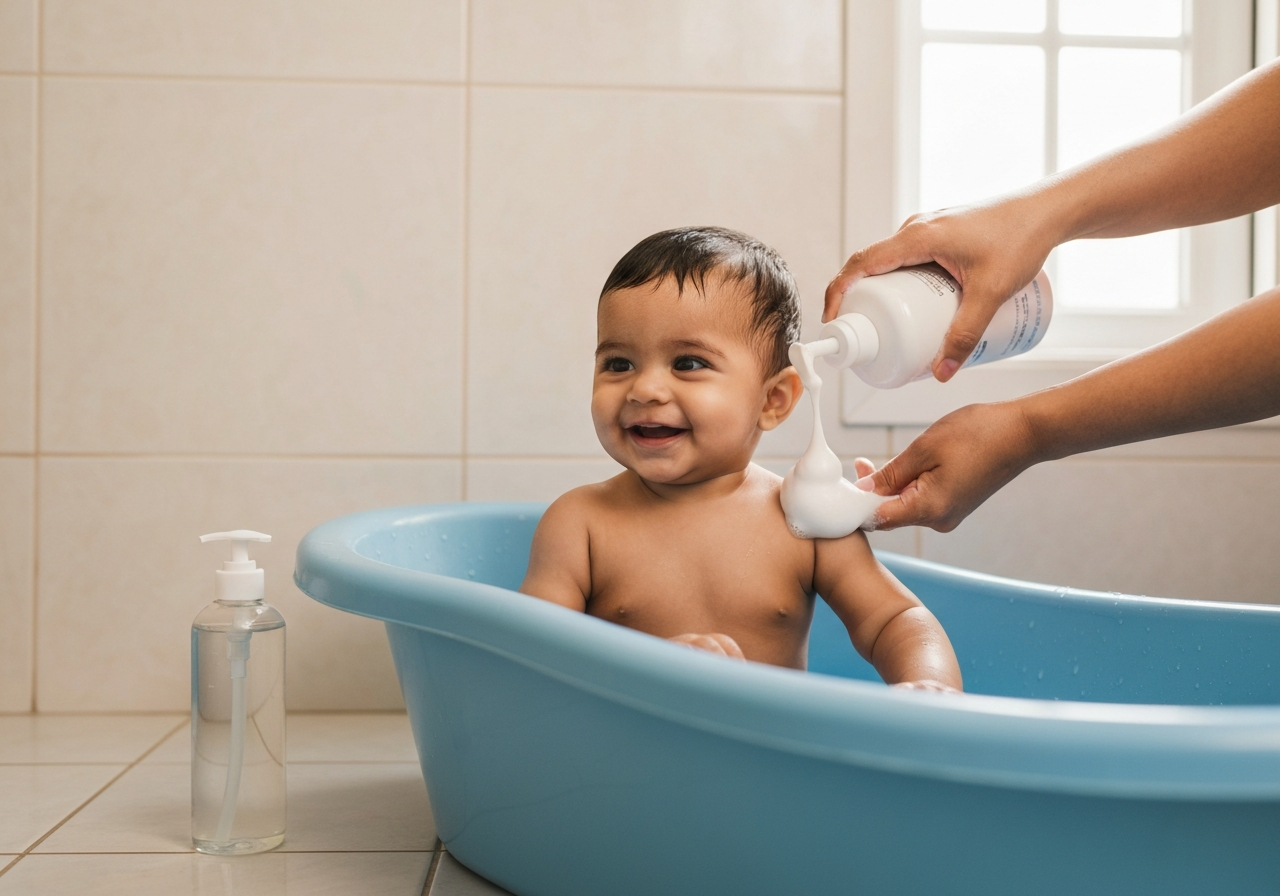 Baby Foam Wash vs Regular Baby Wash: What's Gentler?