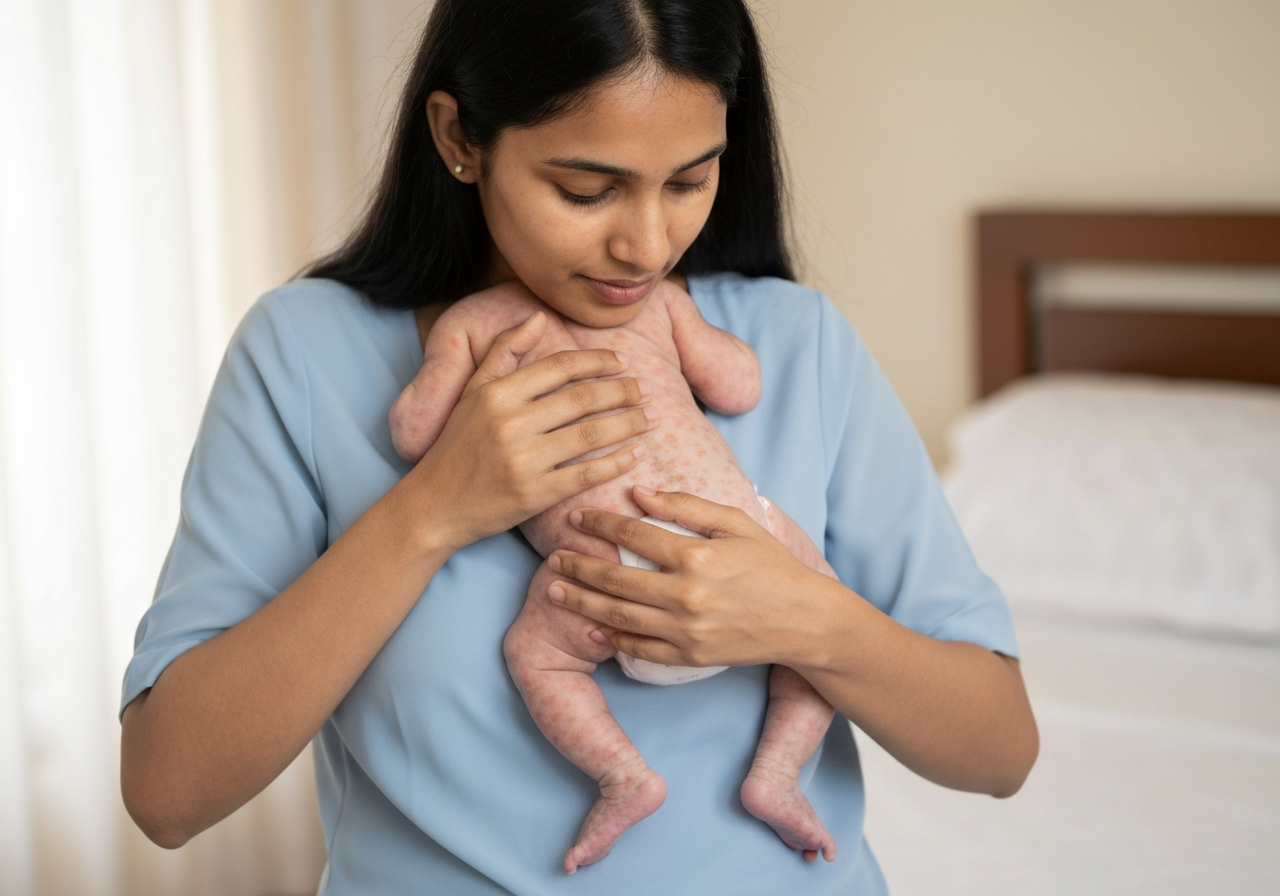 Why Baby's Skin Colour Keeps Changing: Mottling & Flushing