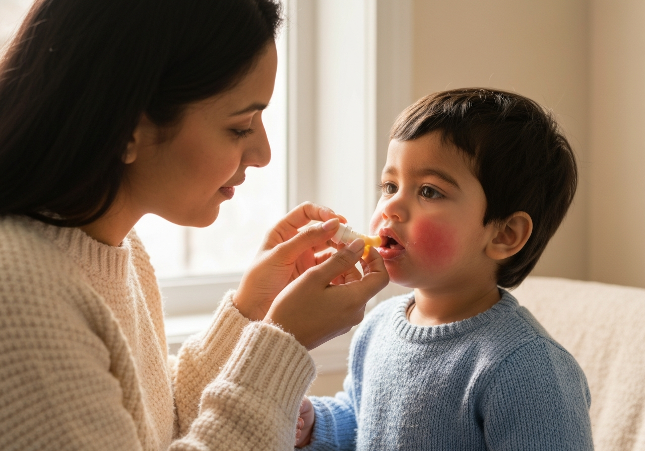 Chapped Lips and Red Cheeks in Kids: A Winter Care Guide