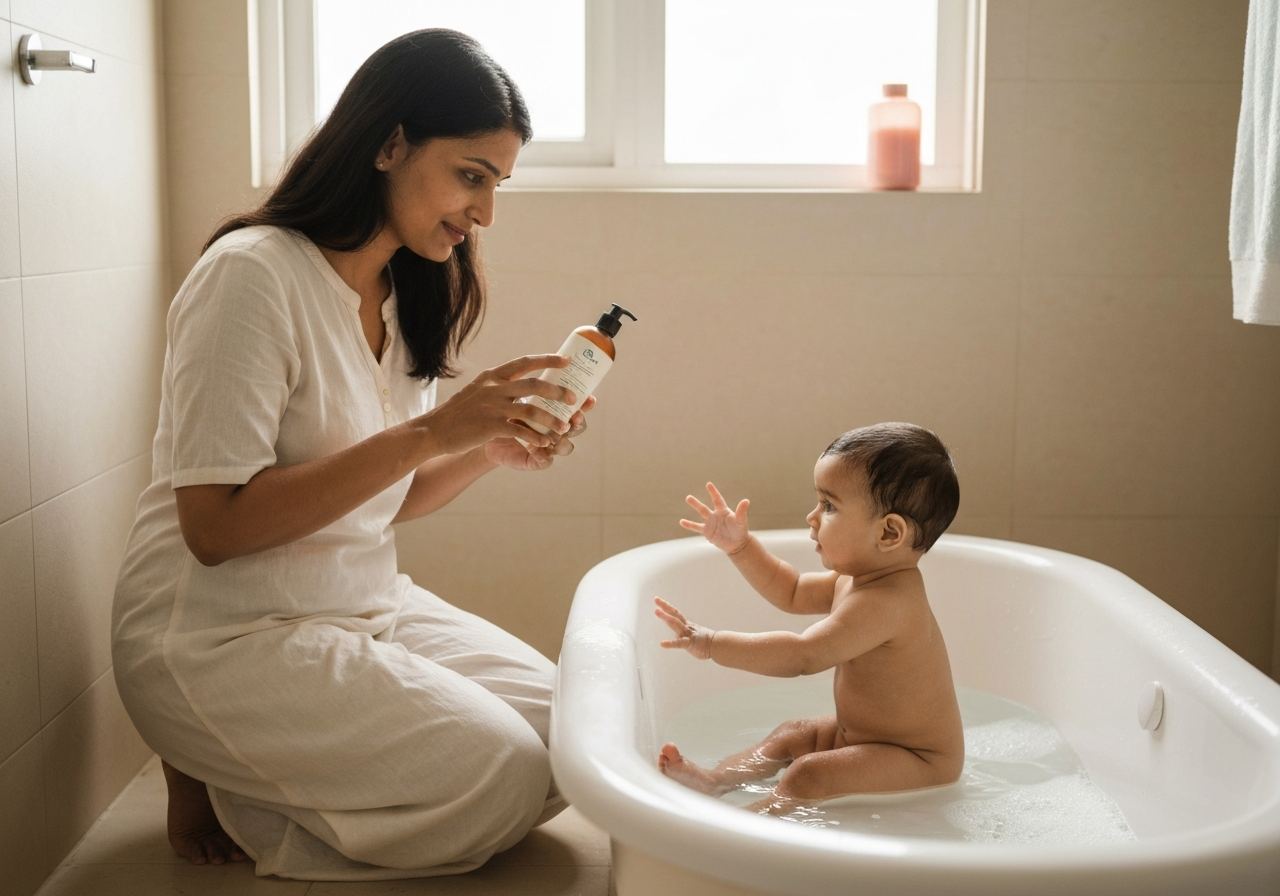 How to Choose a Gentle Baby Body Cleanser in India