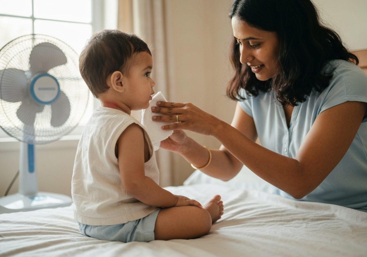 Heat Rash in Kids During Indian Summer: What Helps