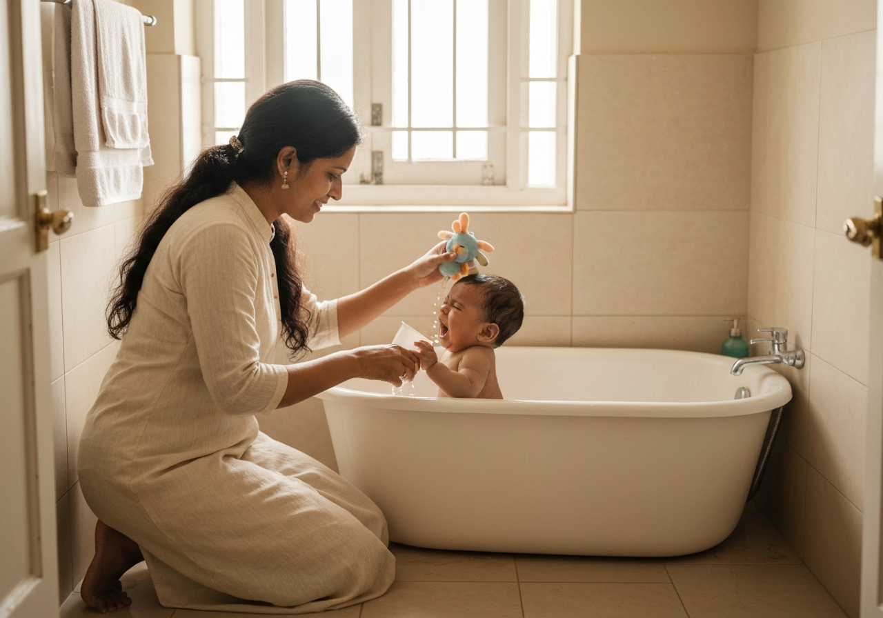 How to Bathe a Baby Who Hates Bath Time: A Calm Guide