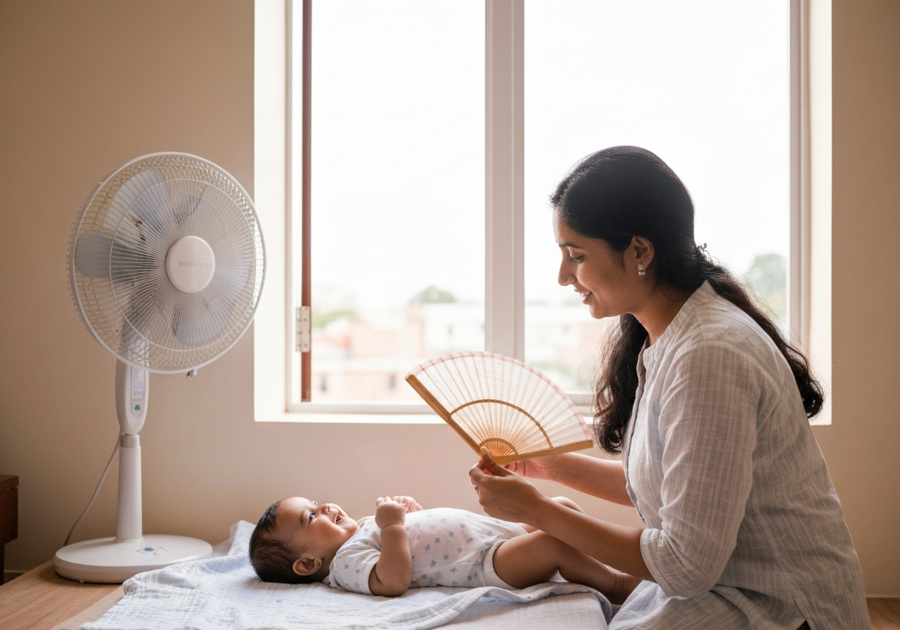 How to Keep Baby Skin Cool in Indian Summer