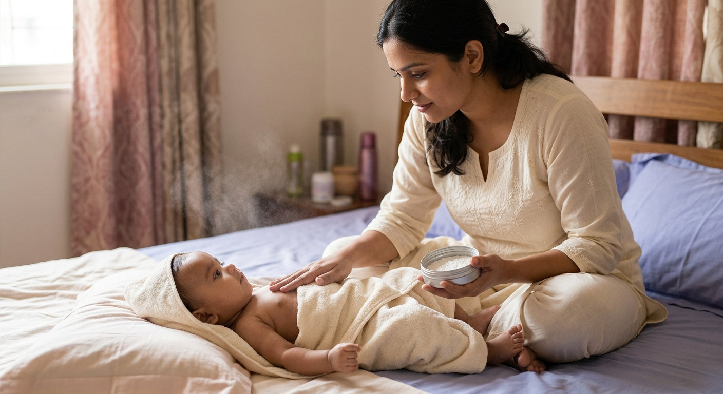 Is Talc-Free Baby Powder Safe? Cornstarch vs Arrowroot