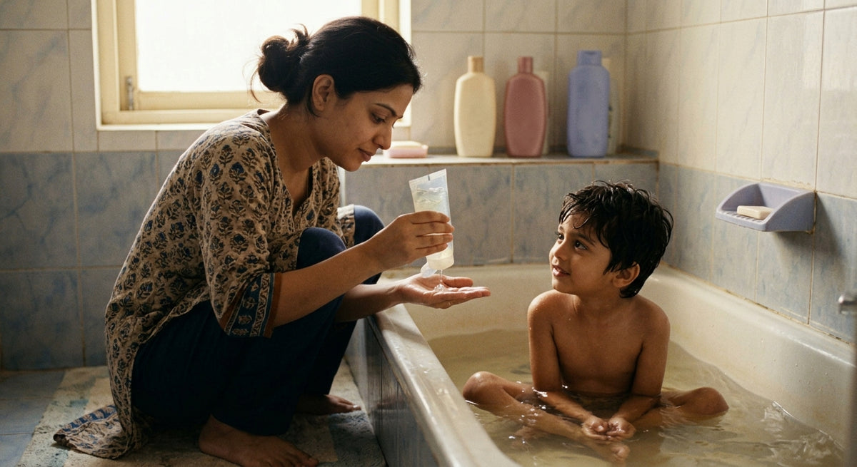 Kids' Body Cleanser: What Does “Mild” Actually Mean?