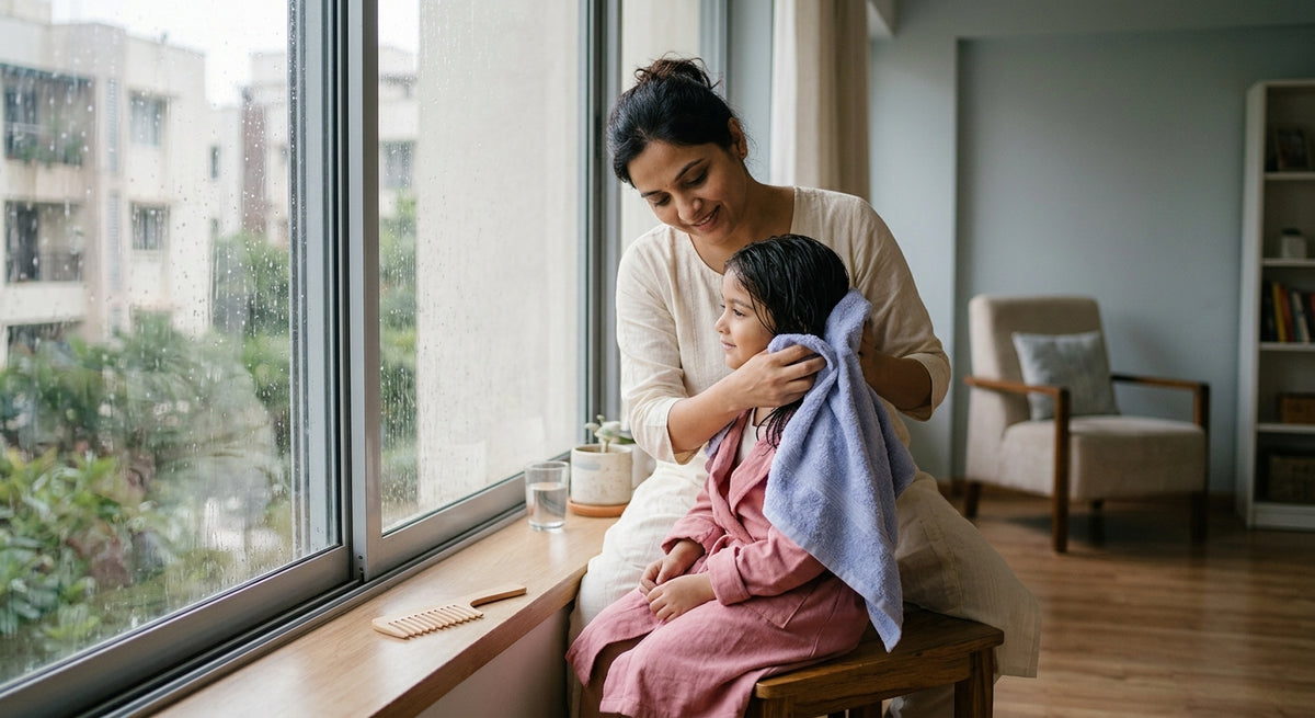 Monsoon Hair Care for Kids in India: A Real Guide