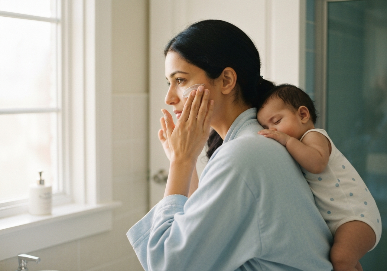 A 5-Minute Skincare Routine for New Moms (That Works)