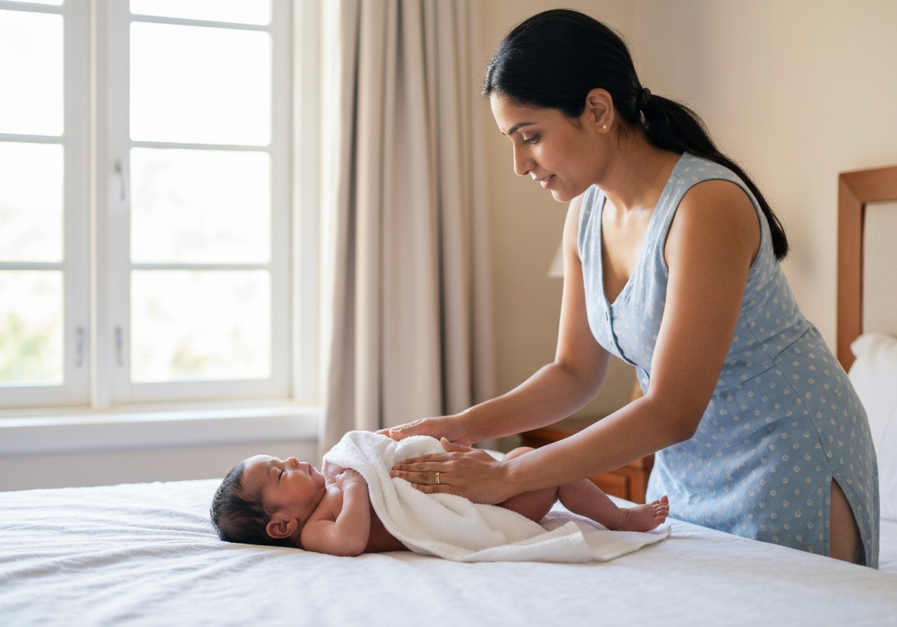 Newborn Skin Care in the First Week at Home: A Calm Guide