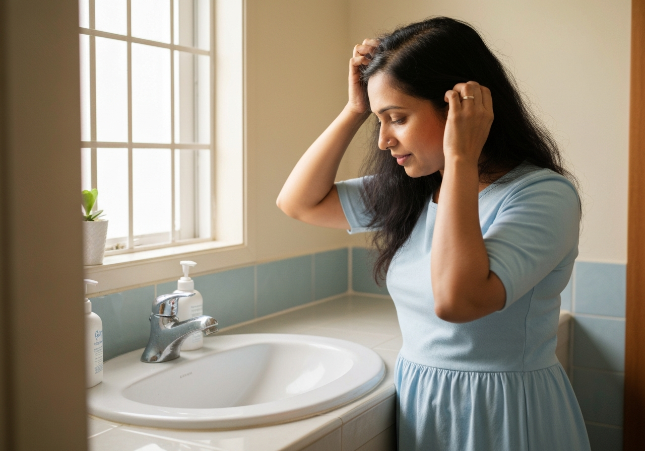 Postpartum Hair Fall & Skin Changes: Why, and What Helps