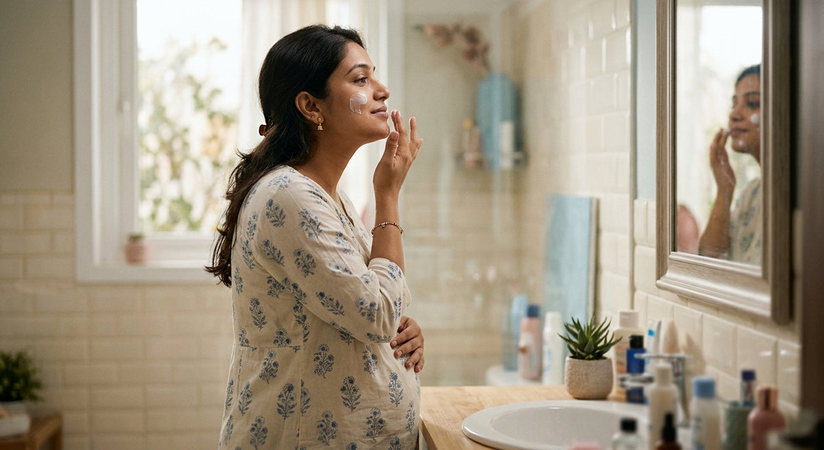 Pregnancy-Safe Face Moisturiser: How to Choose in India