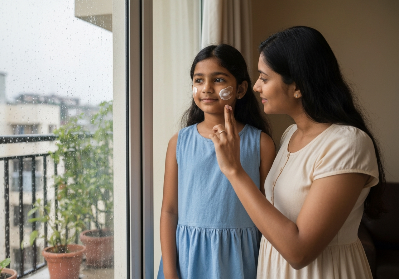 Sunscreen in Monsoon & Indoors: Does Your Child Need It?