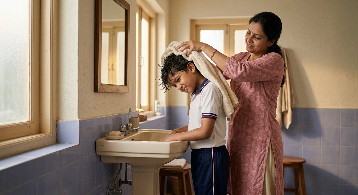 Sweaty Scalp After PE: Does Your Child Need a Daily Wash?