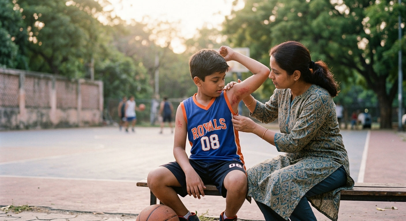 Underarm Chafing From Sports Gear in Kids: What Helps